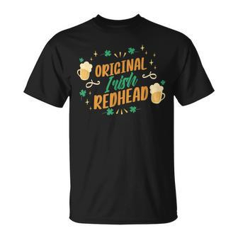 Original Irischer Rotschopf Ire St Patricks Day Geburtstag T-Shirt - Seseable
