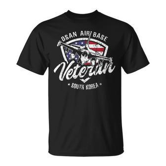 Osan Air Base Veteran Usaf South Korea T-shirt - Seseable