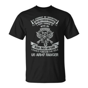 Own It Forever The Title Us Army Ranger Veteran T-Shirt - Seseable