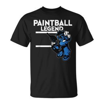 Paintball Legend Paintballer Quote T-shirt - Seseable