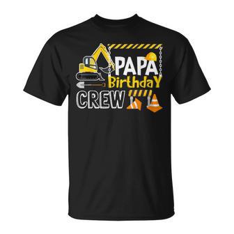 Papa Geburtstag Crew Bauhemden Geschenk Geburtstag T-Shirt - Seseable