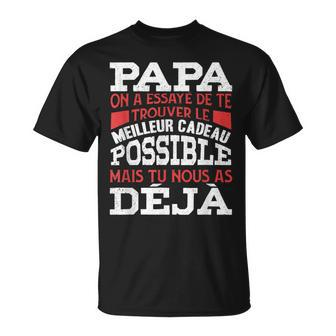 Papa Zum Vatertag Geschenk Für Papa Geburtstag Vater V5 T-Shirt - Seseable