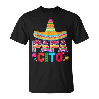 Papacito Mexico Dad Cinco De Mayo Party Mexican 5 De Mayo Unisex T-Shirt | Mazezy
