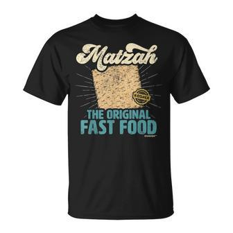 Passover Matzah The Original Fast Food Funny Seder Gift Unisex T-Shirt | Mazezy AU