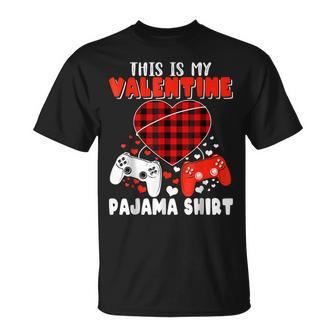 I Paused My Game To Be Here Valentines Day Gamer Boy T-Shirt - Seseable