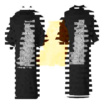 Persian Cat Leave Me Alone Cat Angry Persian Cat T-shirt - Thegiftio