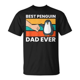 Pet Penguin Best Penguin Dad Ever Unisex T-Shirt | Mazezy
