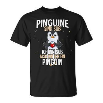 Pinguine Sind Süß Pinguin T-Shirt - Seseable