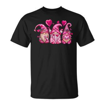 Pink Gnomes Love Valentines Loads Of Love Western Valentine V3 T-Shirt - Seseable
