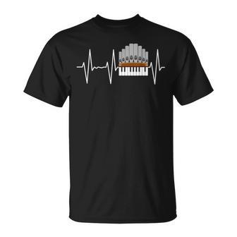 Pipe Organ Church Organist Orchestra Donor Gift Unisex T-Shirt - Seseable