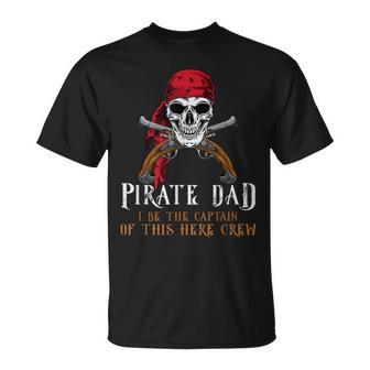 Pirat Papa Ich Bin Der Kapitän Halloween-Kostüm Cool T-Shirt - Seseable