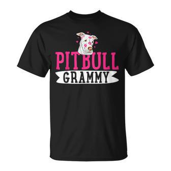 Pitbull Grammy Pit Bull Terrier Dog Pibble T-shirt - Thegiftio UK
