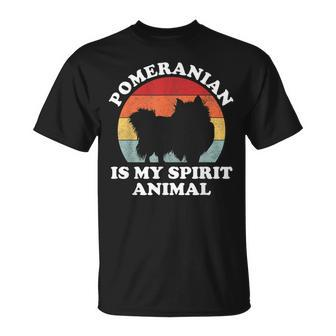 Pomeranian Is My Spirit Tierliebhaber T-Shirt - Seseable