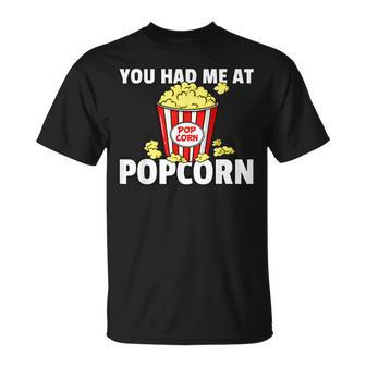 Popcorn Cinema Movie Snack T-shirt - Thegiftio UK
