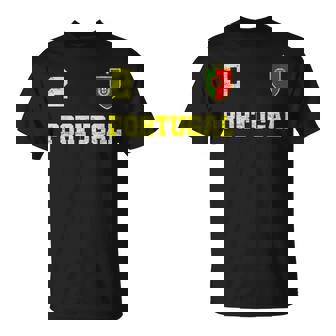 Portugal Soccer Jersey Number Two Portuguese Futbol Flag Fan T-shirt - Thegiftio