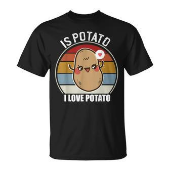 Is Potato In Television As Seen On Late Night Kawaii Potato T-Shirt - Seseable