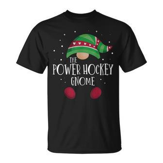 Power Hockey-Zwerg Weihnachts-T-Shirt, Passender Familien-Pyjama - Seseable