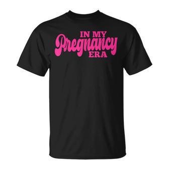 In My Pregnancy Era Retro Baby Reveal Announcement T-shirt - Thegiftio UK
