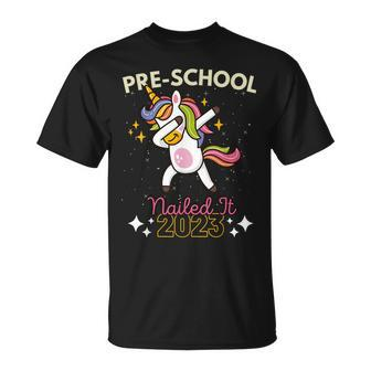 Preschool Graduation Gifts For Girls Unicorn Graduation Unisex T-Shirt | Mazezy