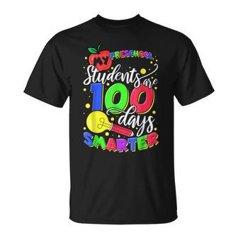 My Preschool Students Are 100 Days Smarter Teacher T-shirt - Seseable