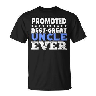 Promoted To Best Great Uncle New Great Uncle Unisex T-Shirt | Mazezy CA