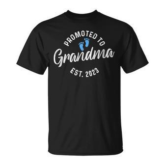 Promoted To Grandma Est 2023 Unisex T-Shirt | Mazezy
