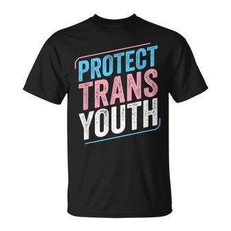 Protect Trans Youth Trans Pride Transgender Lgbt Unisex T-Shirt | Mazezy