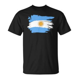 Proud Argentina Flag Argentina Country Map Flag Sun Of May T-shirt - Seseable