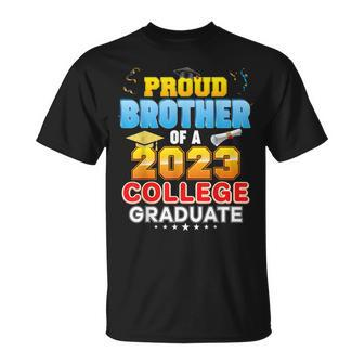 Proud Brother Of A 2023 College Graduate Last Day School Unisex T-Shirt | Mazezy