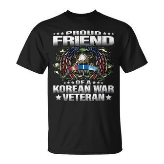 Proud Friend Of A Korean War Veteran Military Vets Family T-shirt - Seseable