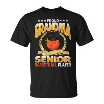 Proud Grandma Senior Class Of 2023 Basketball Player Unisex T-Shirt | Mazezy