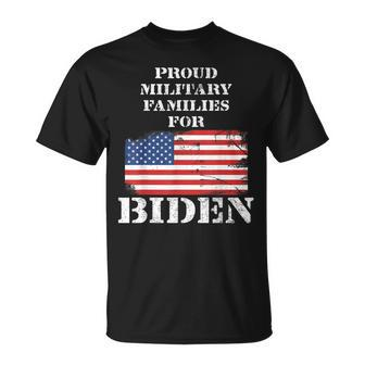 Proud Military Veterans Families For Biden Anti Trump Unisex T-Shirt | Mazezy