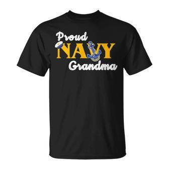 Proud Navy Grandma Of Navy Soldiers Patriotic Unisex T-Shirt | Mazezy