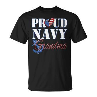 Proud Navy Grandma T Military Grandma Unisex T-Shirt | Mazezy