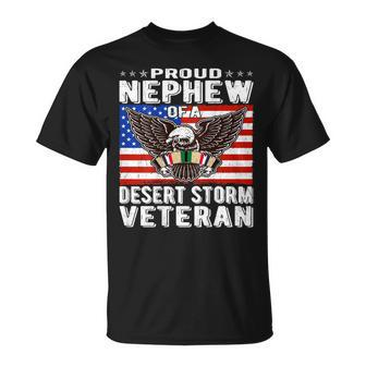Proud Nephew Of Desert Storm Veteran Persian Gulf War Vet T-shirt - Seseable