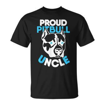 Proud Pitbull Uncle Dog Lover Gift Unisex T-Shirt | Mazezy