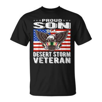Proud Son Of Desert Storm Veteran Persian Gulf War Veterans T-shirt - Seseable