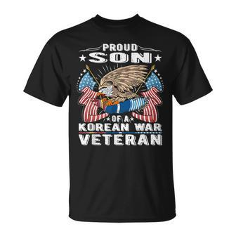 Proud Son Of A Korean War Veteran Military Vets Child T-shirt - Seseable
