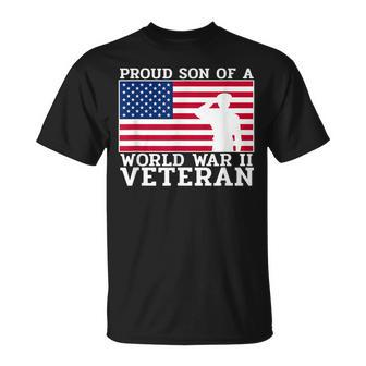Proud Son Of World War 2 Veteran Military Family T-shirt - Seseable