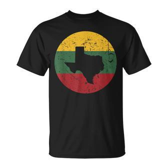 Proud Texan-Lithuanian Heritage From Texas Lithuania Home Unisex T-Shirt | Mazezy CA