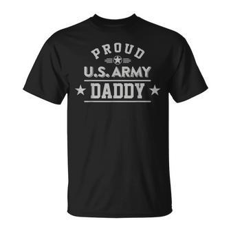 Proud Us Army Daddy Light   Military Family Unisex T-Shirt