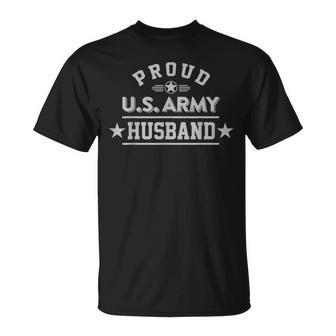 Proud Us Army Husband Light Military Family Unisex T-Shirt | Mazezy