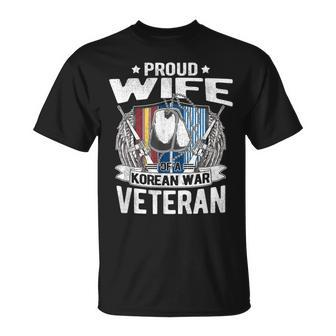 Proud Wife Of A Korean War Veteran Military Vet Spouse T-shirt - Seseable