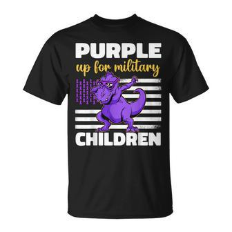 Purple Up For Military Month Of The Military Children T-shirt - Thegiftio UK