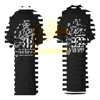 Queen Bee Grandma Gift For Womens Unisex T-Shirt | Mazezy