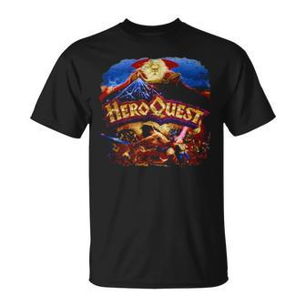 Quest Of Heroes Distressed Unisex T-Shirt | Mazezy