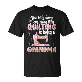 Quilting Grandma Funny Quilter Granny Sewing Quilt Unisex T-Shirt | Mazezy