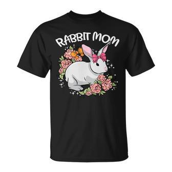 Rabbit Mom Bunny Mama Cute Pet Animal Lover Mommy Mother Unisex T-Shirt - Monsterry CA