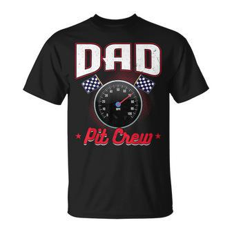Race Car Birthday Party Racing Family Dad Pit Crew V2T-shirt - Seseable