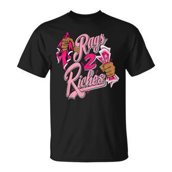Rags 2 Riches Low Triple Pink Matching  Unisex T-Shirt